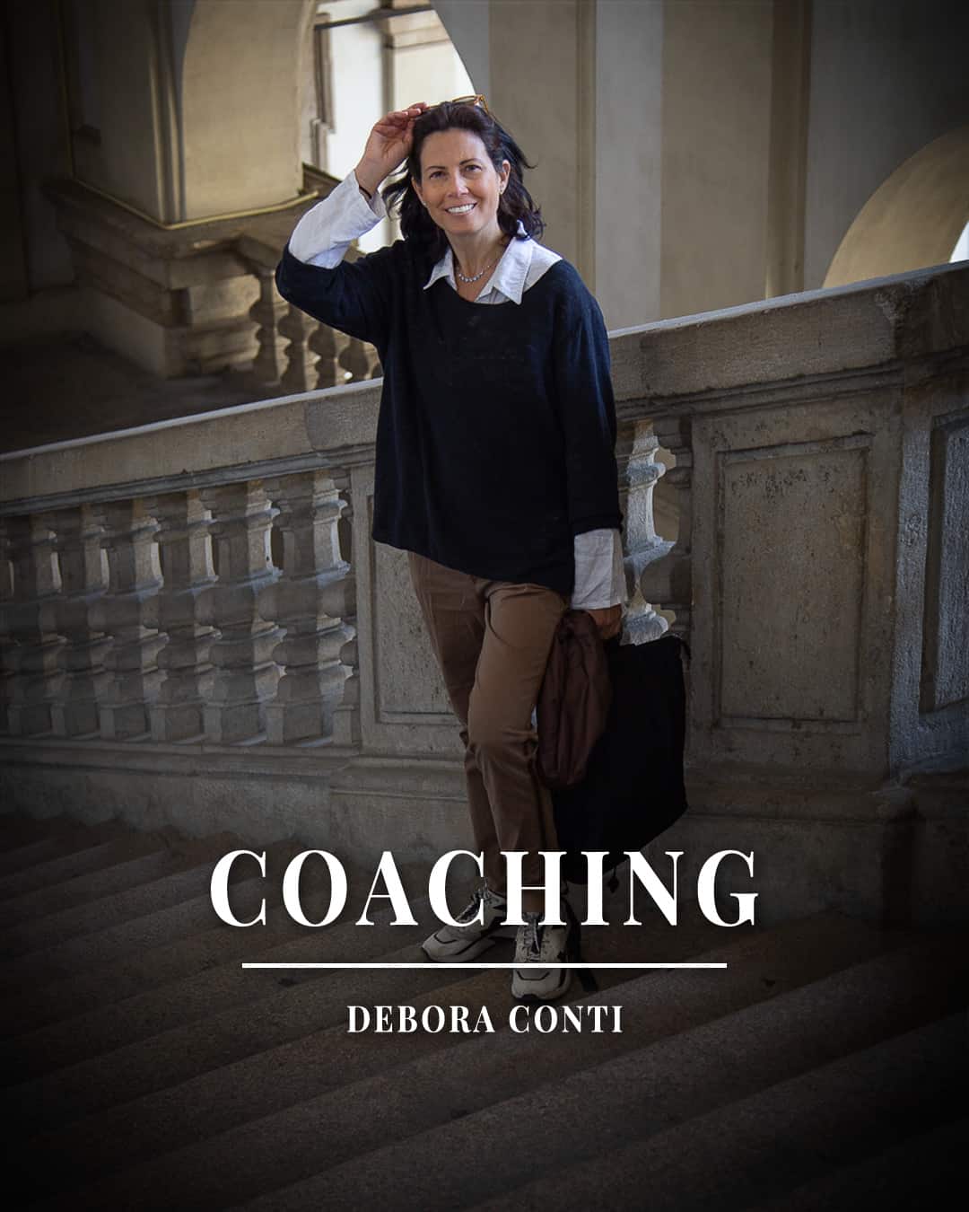 Debora Conti è autrice best seller di libri di crescita personale, Life coach professionista dal 2005, Trainer di PNL per la Society of NLP e laureata in psicologia. È docente di coaching per CCA Italia per migliorare i tuoi incontri di COACHING. e continua a formarsi con Master di livello internazionale.