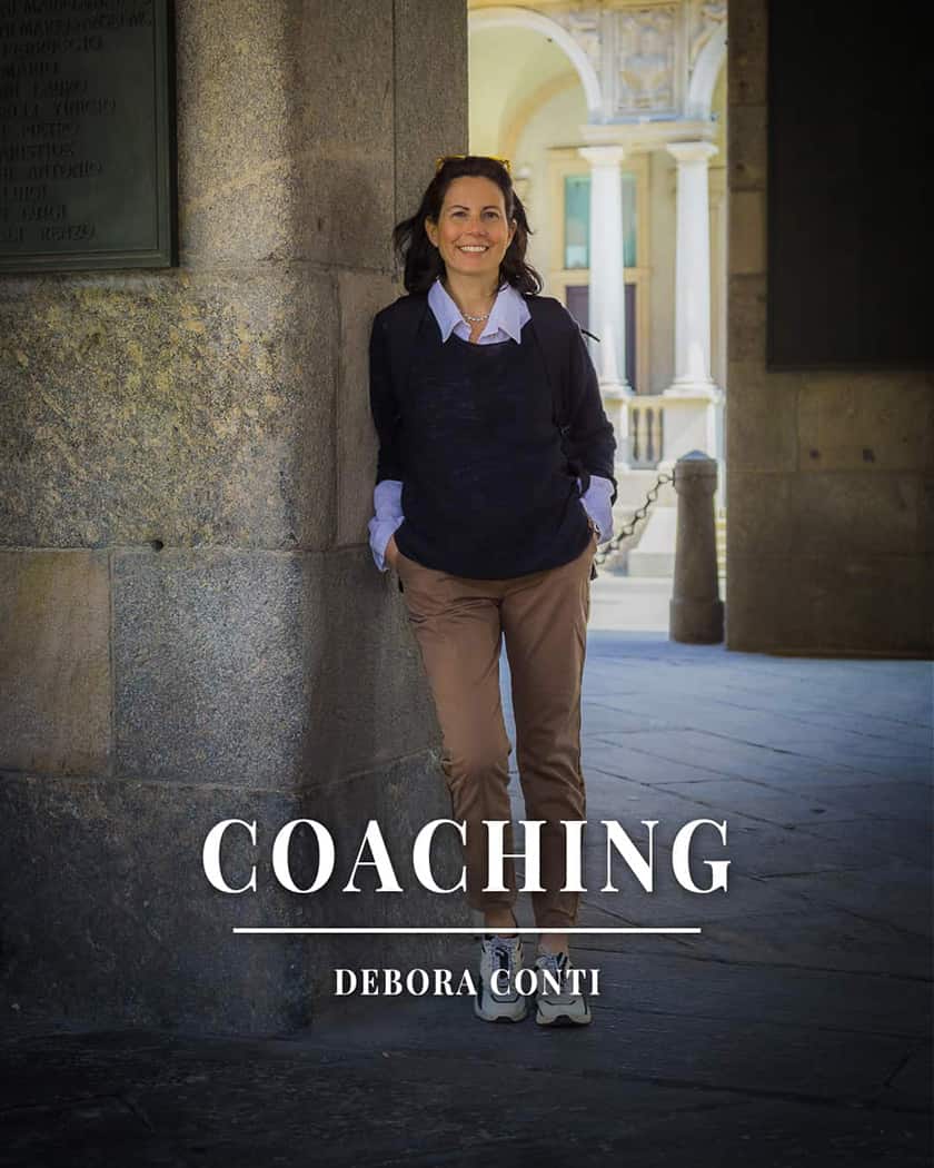 In coaching con Debora Conti è autrice best seller, coach professionista dal 2005 e formatrice. Trainer di PNL per la Society of NLP, laureata in psicologia, operatrice KPMT (Yale Parenting Center) e facilitatrice Positive Discipline.