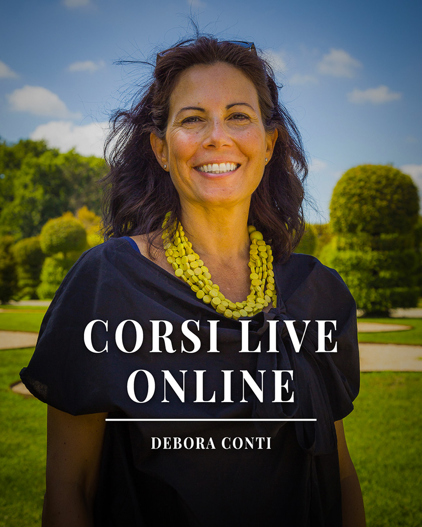 Corsi live online con Debora Conti.  Vent'anni di esperienza di coaching per la tua crescita.