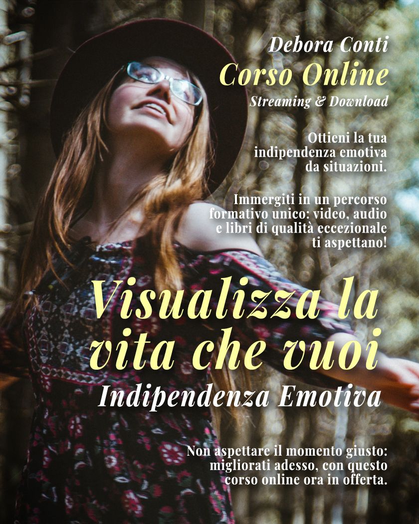 Corso online per conquistare l'indipendenza emotiva: gestisci le emozioni quotidiane, rafforza la tua autostima e crea obiettivi chiari e motivanti.